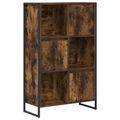 vidaXL Knižnica 68 x 30 x 108.5 cm Kompozitné drevo Dymová dub