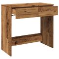 vidaXL Písací stôl staré drevo 80x40x75 cm kompozitné drevo