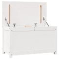 vidaXL Úložný box biely 80x40x45,5 cm masívna borovica