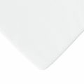 vidaXL Vankúše na sedenie 4 pcs Biela 40 x 40 x 3 cm látka