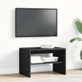 VidaXL TV skrinka Dub čierny 60x40x40 cm Drevo