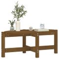 vidaXL Konferenčný stolík medovo-hnedý 87x48x35 cm borovicový masív