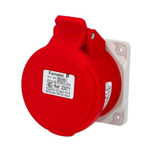 Zásuvka vestavná 23371 IP54/400V/16A/5P 6h, priama - SpeedPRO