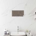 vidaXL Zrkadlo do kúpeľne s LED Priehľadná 40 x 20 cm tvrdené sklo