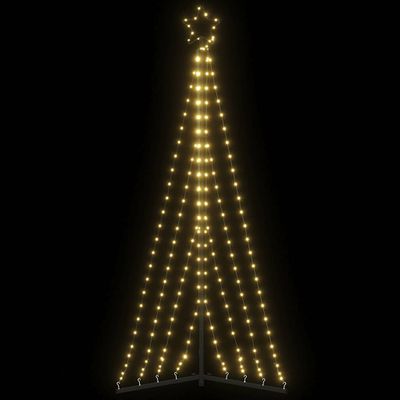vidaXL LED vianočný stromček 339 LED teplá biela 187 cm