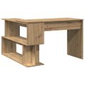 vidaXL rohový stôl Artisan Dub Artisan 200,5x50x76cm Konštrukcia dreva