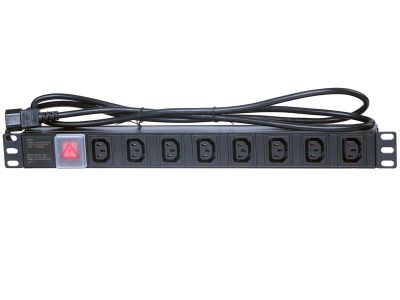 Predlžovací prívod do Racku Masterlan PDU-8IEC-MS