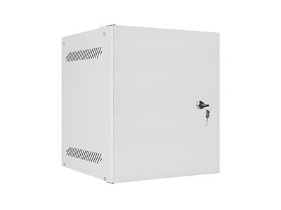 Lanberg racková skriňa 10'' pro montáž na stenu 6u/280x310 pro vlastnú montáž s kovovými dverami šedá