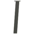 vidaXL Nohy ku konzolovému stolíku 4 ks, antracitové, 72 cm, oceľové