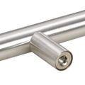 vidaXL Rukoväte na skrinku 10 ks strieborné rozstup otvorov 96 mm celková dĺžka 150 mm nehrdzavejúca oceľ
