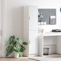 vidaXL Highboard Biela 35 x 39 x 168 cm