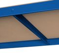 Skladový regál REBEL RB-1251BL 180x90x40, modrý