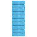 vidaXL Uteráky pre hostí FROGN 10 ks tyrkysové 30x50 cm 360 g/m²