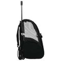 vidaXL Vozík pre domáce zvieratá 3 v 1 dizajn čierny 48x32x(57-106) cm oxfordská látka