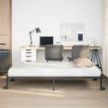 VidaXL Rám postele bez matraca Skladací Čierna 90x200 cm Oceľ