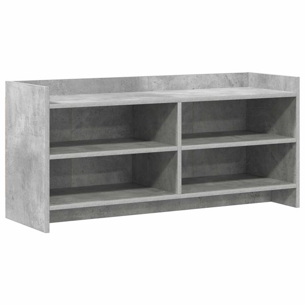 vidaXL TV skrinka 100 x 33 x 47 cm Betónovo sivá Kompozitné drevo