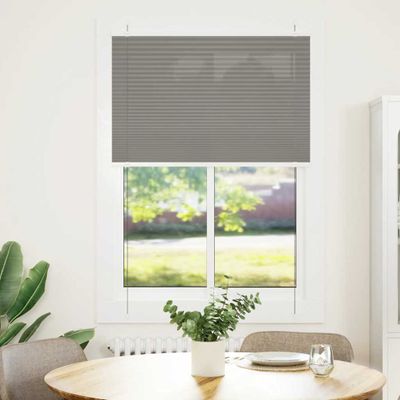 vidaXL plisovaná roleta antracitová 90x100 cm Šírka látky 89,4 cm