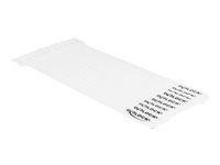 Káblová sťahovacia páska - 20 cm - biela (balenie 10)