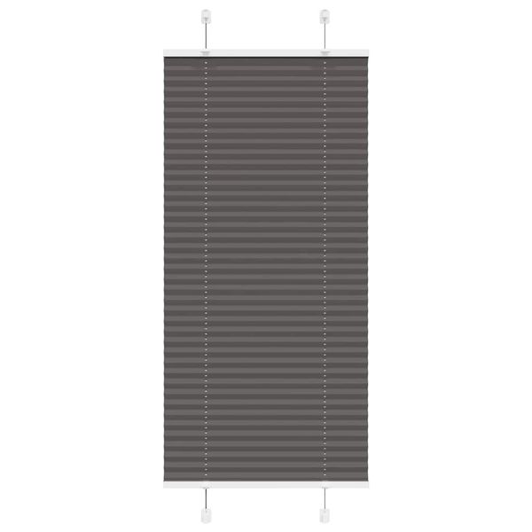 vidaXL plisovaná roleta čierna 60x100 cm Šírka látky 59,4 cm