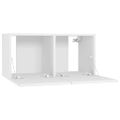 vidaXL Závesné TV skrinky 3 ks biele 60x30x30 cm