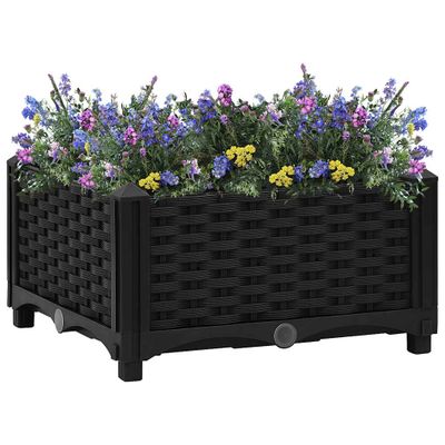 vidaXL Vyvýšený záhon 40x40x23 cm polypropylén