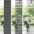 vidaXL Žalúzia Strieborná šedá 150 x 90 cm 25 mm PVC