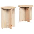 vidaXL Konferenčný stolík 2 ks Prírodná 41.5 x 41.5 x 46 cm