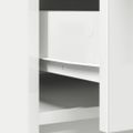 vidaXL Komoda so zásuvkami a dvierkami, biela 73x31x90 cm
