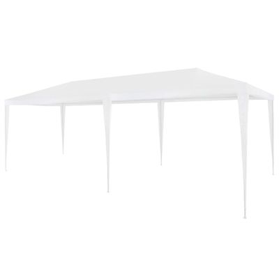 vidaXL Párty stan 3x6 m PE biely