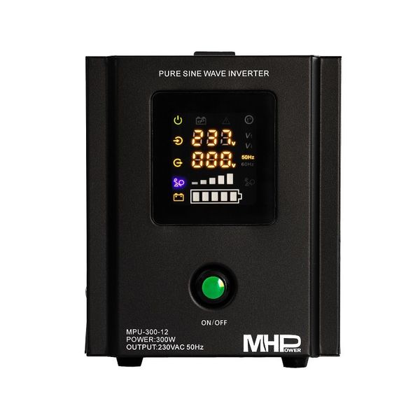 Záložný zdroj MHPower MPU-300-12, UPS, 300W, čistý sinus, 12V