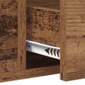 vidaXL Konzolový stôl Staré drevo 100 x 34.5 x 75 cm Kompozitné drevo