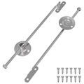 vidaXL Ťahový pánt 2 pcs Strieborná 190 mm Železo