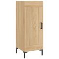 vidaXL Komoda dub sonoma 34,5x34x90 cm spracované drevo