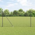 vidaXL Zváraný drôtový plot s hrotmi 12 x 1,5 m Oceľ s PVC povrchom