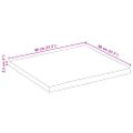 vidaXL Stolová doska 80x80x2,5 cm štvorcová masívna akácia živá hrana