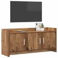vidaXL TV skrinka 102 x 33 x 47 cm Staré drevo Kompozitné drevo