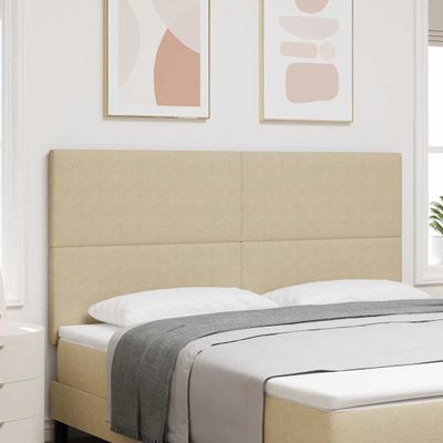 vidaXL LED hlavová doska Šedá zelená 180 cm Kordúrová tkanina