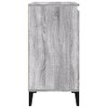 vidaXL Nočné stolíky 2 ks sivé sonoma 40x35x70 cm spracované drevo