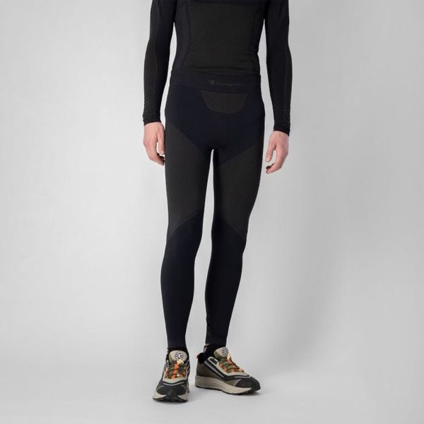 Športové legíny Base Layer Thermo Black - Champion, veľkosť S/M, veľkosť oblečenia S/M