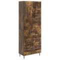 vidaXL Sada skríň 2 ks 66 x 34,5 x 90 cm Kompozitné drevo Dymový dub