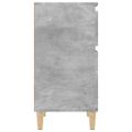 vidaXL Nočné stolíky 2 ks betónové sivé 40x35x70 cm