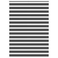 vidaXL Zebra roleta čierna 165x230 cm šírka látky 160,9cm polyester
