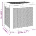 vidaXL Záhradný úložný box čierny 55,5x43x53 cm polypropylén