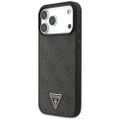 Puzdro Guess 4G Strap Triangle Logo MagSafe pre iPhone 17 Pro Max čierne
