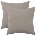 vidaXL Poťah na podložku 2 pcs HEERLEN Svetlosivá 50 x 50 cm Bouclé