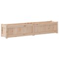 vidaXL Záhradný kvetináč 150x31x31 cm masívna borovica