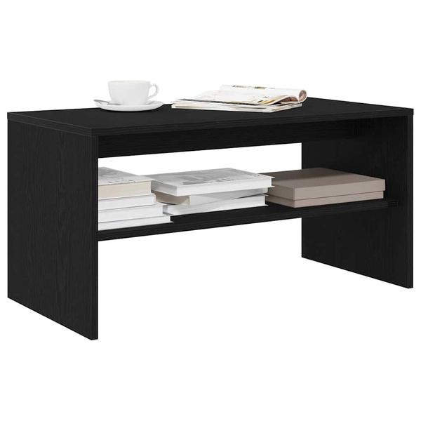 vidaXL TV skrinka Dub čierny 80x40x40 cm Drevo