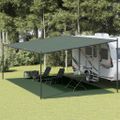 vidaXL Koberec do stanu 400x800 cm tmavozelený HDPE