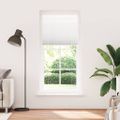 vidaXL plisovaná roleta biela 85x200 cm šírka látky 84,4 cm