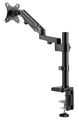 Neomounts DS70-750BL1/Držák displeje/tyč na stůl/17-27"/svorka/VESA 100X100/nosn. 7kg/plynový píst/1 displej/černý Držák, VESA, stolní, pro plochý monitor, úhloprícka 17"-27", náklon, otácení, rotace, nosnost 7kg, cerný